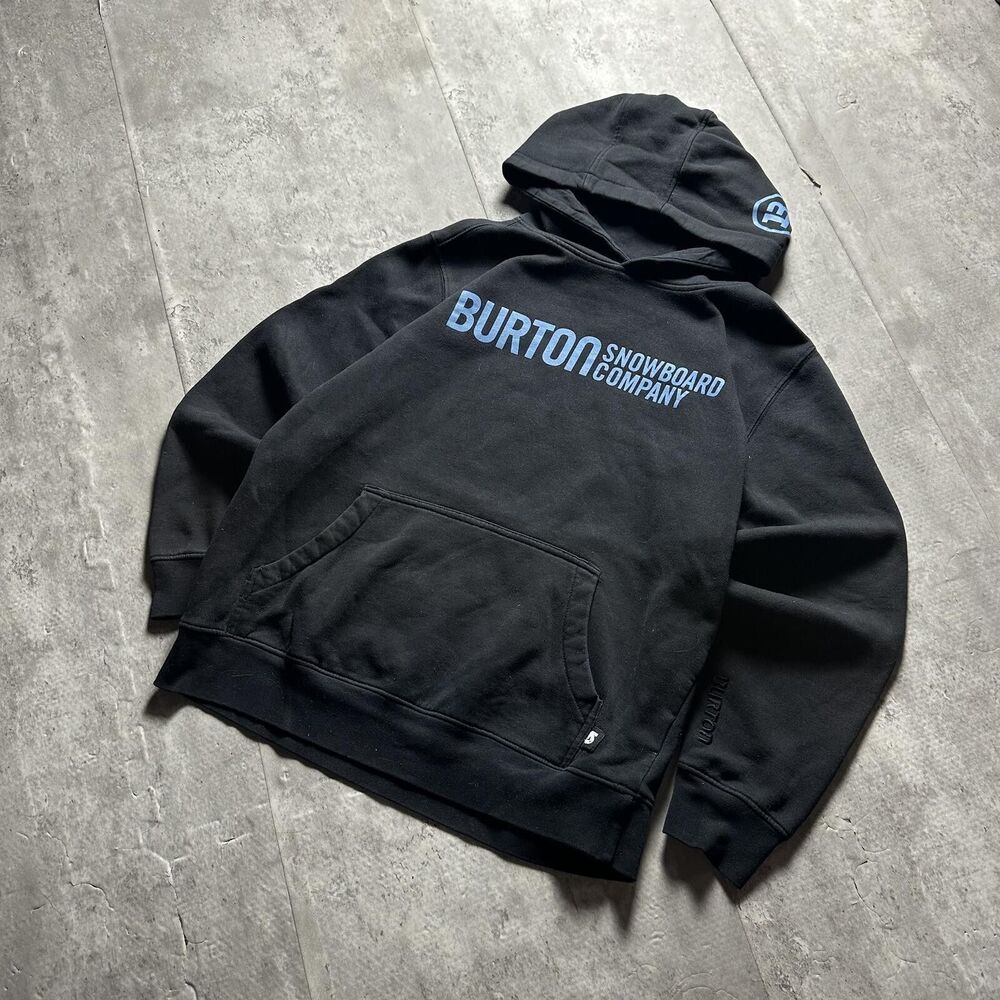 2000s Burton Snowboard Company Black Hoodie